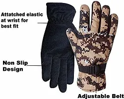 Stylish Fancy Designer Winter Wear Gloves For Men And Women-thumb2