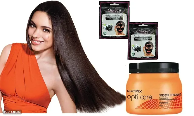 Matrix  opti care hair spa (490g)  with charcoal pauch  2 pack of 3#-thumb0