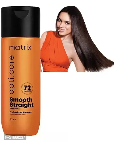 MATRIX OPTI.CARE Professional Shampoo for Smooth, Straight Hair, with Shea Butter  (200 ml)-thumb0