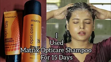 MATRIX OPTI.CARE Professional Shampoo for Smooth, Straight Hair, with Shea Butter  (200 ml)-thumb2