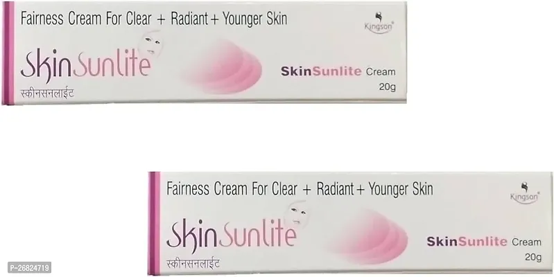 SkinSunlite - Tube of 20g Fairness Cream for Clear Radiant and Younger Skin pack of 2-thumb0