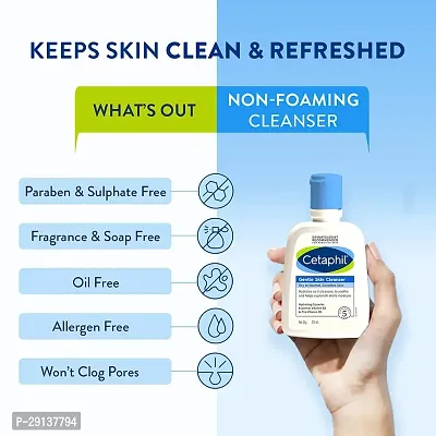 Cetaphil Gentle Skin Cleanser 125ml (Pack of 1)-thumb3