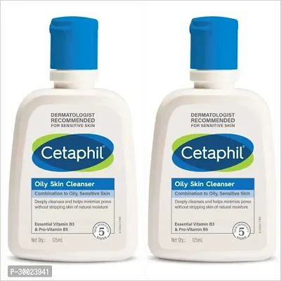 Cetaphil Oily Skin Cleanser 125ml, Pack of 2-thumb0