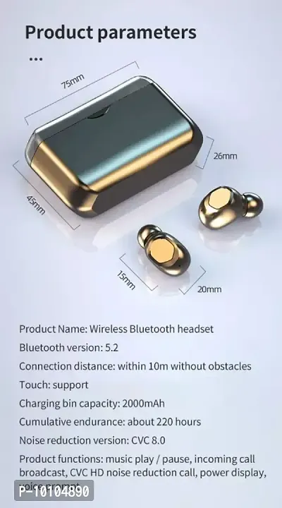 Buy boAt M8 TWS Bluetooth Earbuds Wireless Earbud BT 5.2 HD Mic