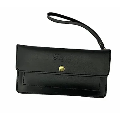 Women's Black Stylish Clutch,wallet With Multiple Card Slot