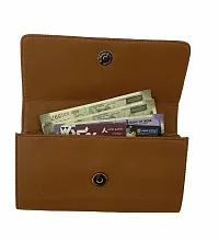 Women's Stylish Clutc/Wallet With Multiple Slots (TAN)-thumb1