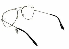 Clear Aviator Sunglasses for Men and Women ( White / Transparent Lens )-thumb1