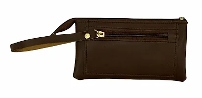 Women's Stylish Clutc/Wallet With Multiple Slots (Brown)-thumb2