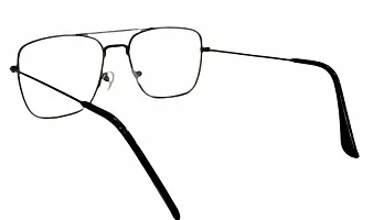 Stylish Square Sunglasse for Men and Women ( WHITE LENS )-thumb1
