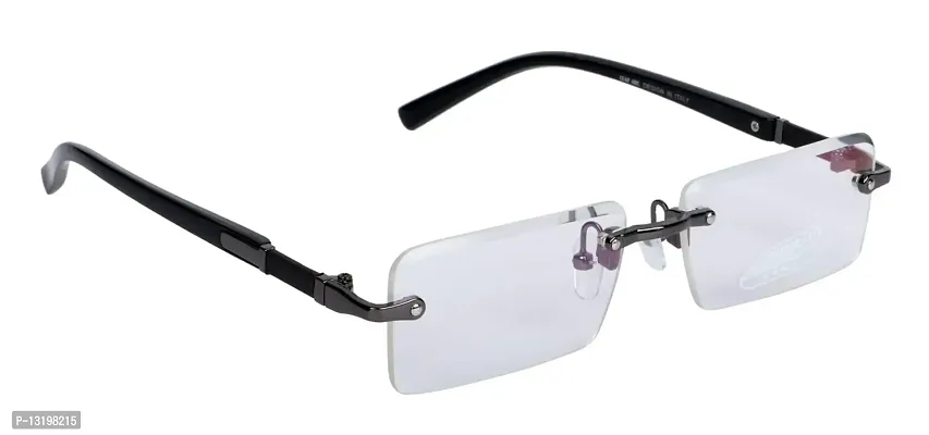 Shopmore Stylish and Flexible Rim Less Frame | For Men and Women | Light Weight | Glass |-thumb0