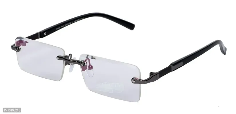 Shopmore Stylish and Flexible Rim Less Frame | For Men and Women | Light Weight | Glass |-thumb3