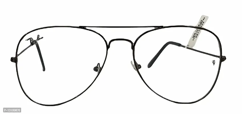 Clear Aviator Sunglasses for Men and Women (White/Transparent Lens)-thumb3