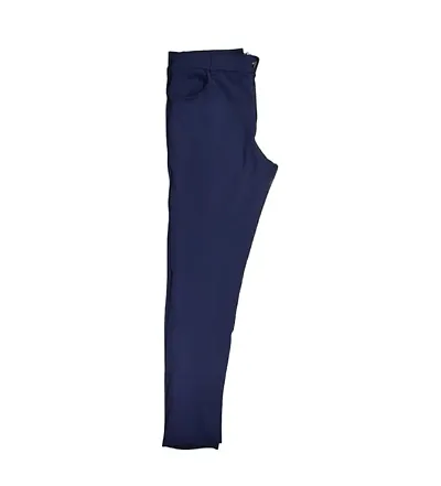 Stylish Polyester Solid Regular Track Pants For Men