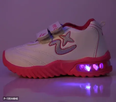 Tiny Kids Casual Shoe/LED Shoe for Baby Boys and Girls/Toddler Shoes / (T101)- NW-RS101(3)-Pink_2-2.5YR-thumb2