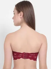 Stylish Maroon Net Bras For Women-thumb2