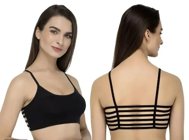 Six Strap Bras With Removable Pad