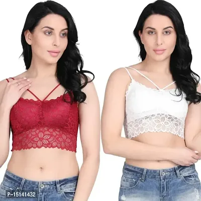  Trendy Fancy Women Cotton Bra / Women Cotton Lace Bras