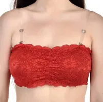 Fancy Lace Tube Padded Bra Pack of 3-thumb4