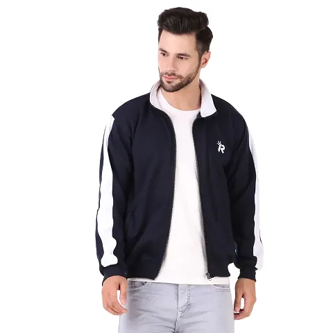 Classic Fleece Solid Jacket for Men