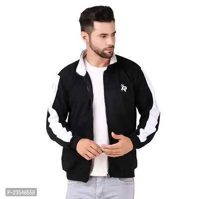 Classic Fleece Solid Jacket for Men-thumb2