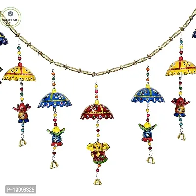 Yalambar Decorative Bandhanwar Toran Door Hanging Home Decoration for Main Door - Ideal for Traditional, Inauguration Parties, Festivals, Diwali-thumb2