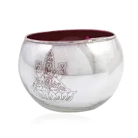 Yalambar Tealight Candle Holder Mosaic Glass Design - Ideal for Diwali Decorations Items Home Diwali Gifts (Pack of 1)-thumb1
