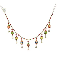 Rajasthani Art Shop Door Hanging Decorative Designer Cotton Toran (Medium)-thumb1