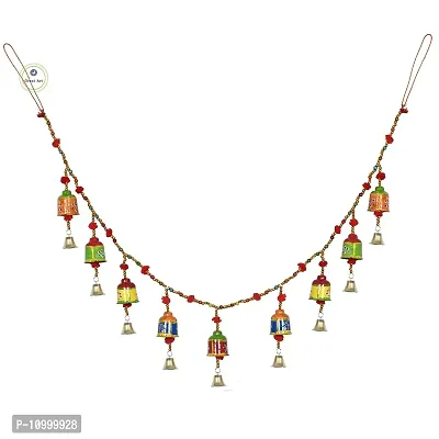 Rajasthani Art Shop Door Hanging Decorative Designer Cotton Toran (Medium)-thumb2