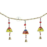 Rajasthani Art Shop Cotton Door Hanging Toran (Medium)-thumb1