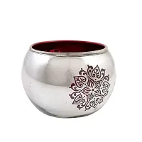 Yalambar Tealight Candle Holder Mosaic Glass Design - Ideal for Diwali Decorations Items Home Diwali Gifts (Pack of 1)-thumb1