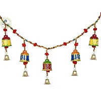 Rajasthani Art Shop Door Hanging Decorative Designer Cotton Toran (Medium)-thumb2