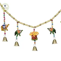 Rajasthani Art Shop Cotton Designer Door Hanging Decorative Toran (Medium, Style-2)-thumb1