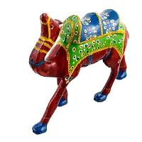 Rajasthani Art Shop Mache Handmade Camel Tableware Antique Showpiece Figurine Set of 1 for Living Room Home D?cor and Gift Purpose-thumb2