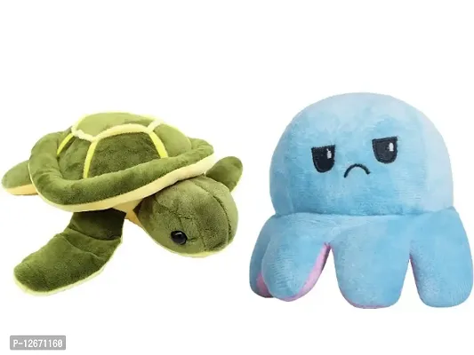 Tortoise And Octopus Best Gift For Couple High Quality Soft Toy Tortoise - 30 cm And Octopus - 12 cm-thumb0