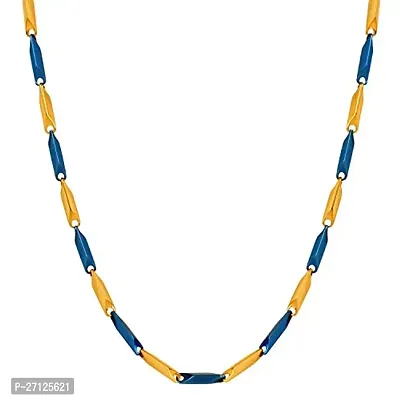 Trendy Multicoloured Brass Chain For Men