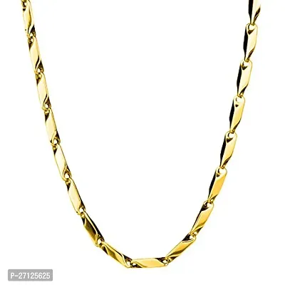 Trendy Golden Brass Chain For Men-thumb0