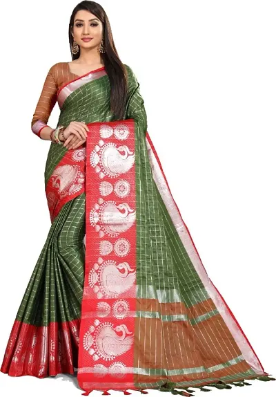 Women's Silk Saree with Blouse Piece