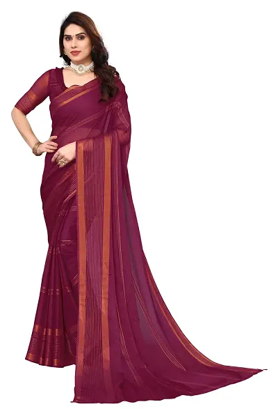 Classic Georgette Saree with Blouse piece