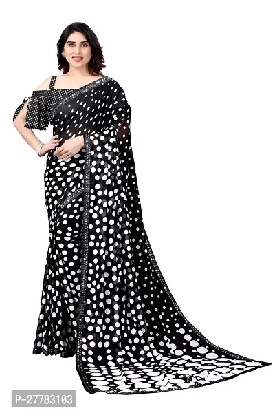 Trendy Saree with Blouse for Women-thumb0