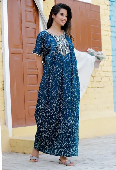 Premium Cotton Nighty/Night Gown For Women