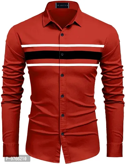 FINIVO FASHION Men Cotton Casual Shirt