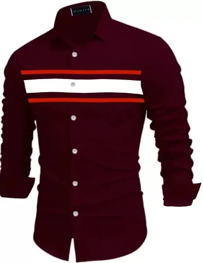 New Launched Cotton Blend Long Sleeves Casual Shirt 