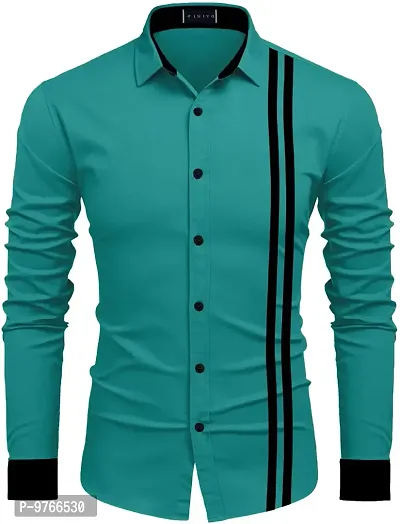 FINIVO FASHION Men Cotton Casual Shirt-thumb3