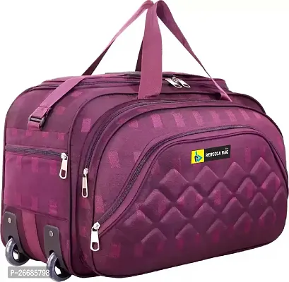 60 L Strolley Duffel Bag - Fabric Travel Duffel Bags for Men and Women-thumb0
