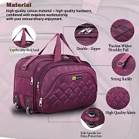 60 L Strolley Duffel Bag - Fabric Travel Duffel Bags for Men and Women-thumb3