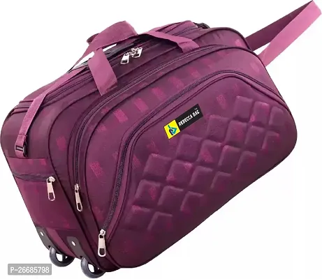 60 L Strolley Duffel Bag - Fabric Travel Duffel Bags for Men and Women-thumb3