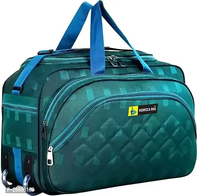60 L Strolley Duffel Bag - Fabric Travel Duffel Bags for Men and Women