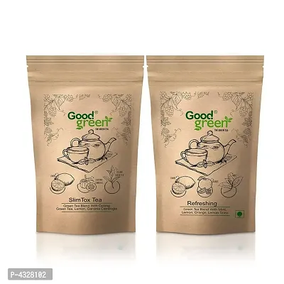 Slim Tox and Refreshing Tea 100 Gram Each Pack(Combo Pack of 2)- Price Incl. Shipping