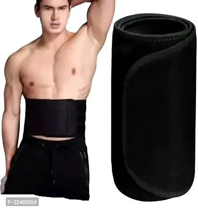 weight lose belt fat lose belt pet kam karne ki belt patla hone ka belt sweat slim belt hot belt yoga belt,GYM BLET exercise belt tummy trimmer belt for men  women (Free size, Pack of 1) (PE-025)-thumb0