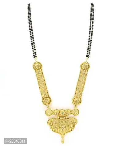 Upala Gold Plated Long Mangalsutra For Women